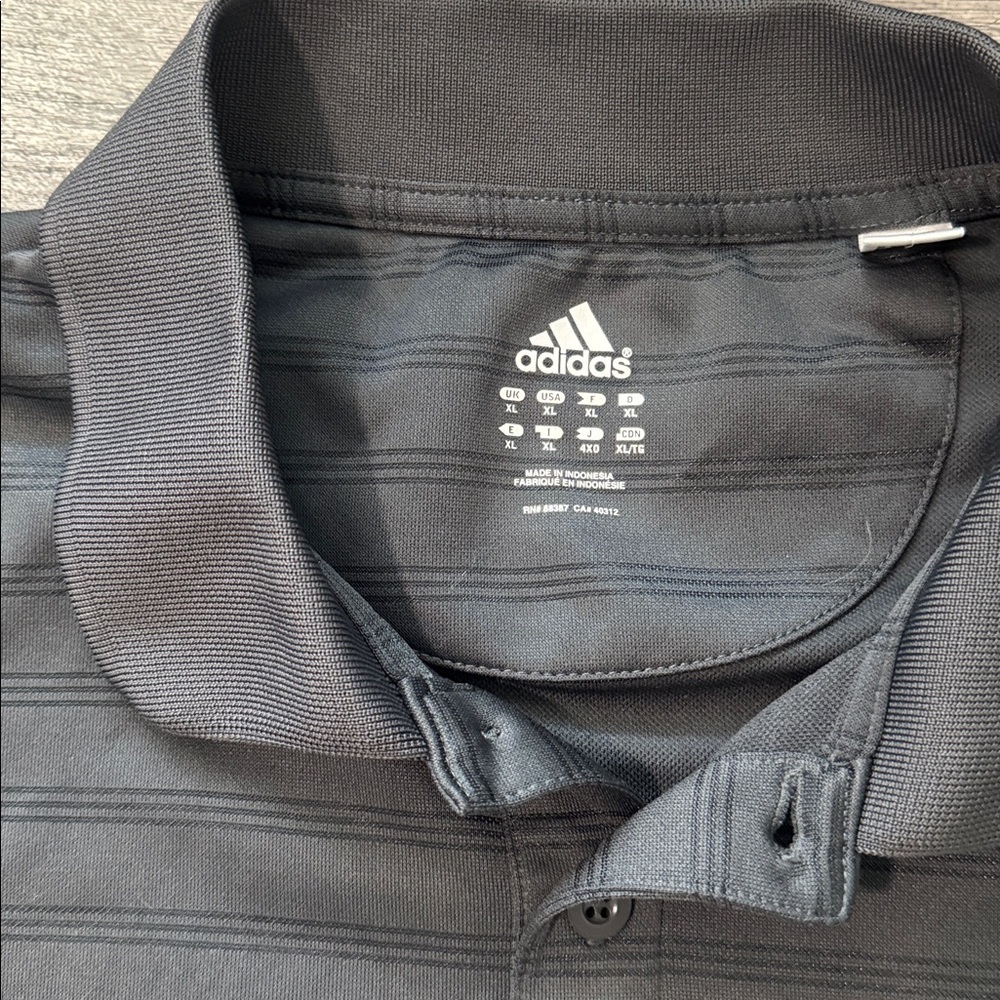 Men’s Adidas Gray Golf Polo Shirt   Size XL Athletic - Picture 3 of 7